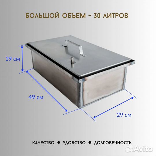Коптильня домашняя горячего копчения