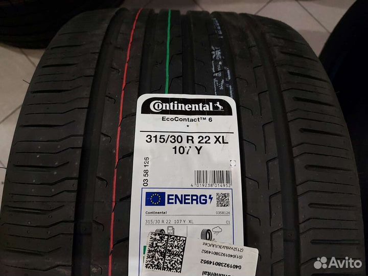 Continental EcoContact 6 275/35 R22 и 315/30 R22