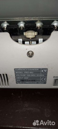 Счетчик банкнот PRO 40U Япония