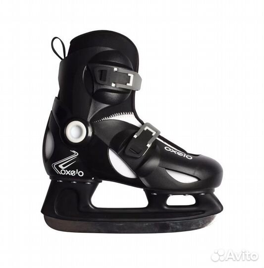 Коньки лед.раздв. oxelo 30-32 чер