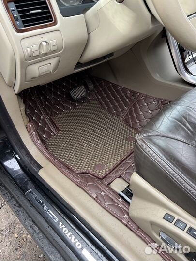 Коврики из экокожи 3d