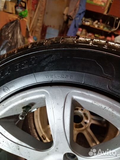 Колеса литые летние R14 в сборе 4*98
