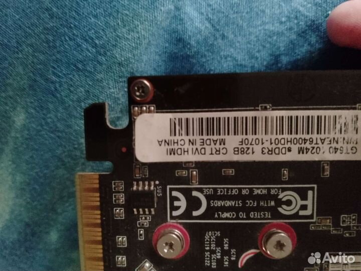 Видеокарта gt640