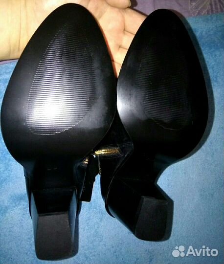 Новые кожаные ботильоны