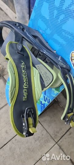 Сноуборд с креплениями