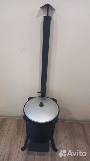 Печь с трубой на 8 литров