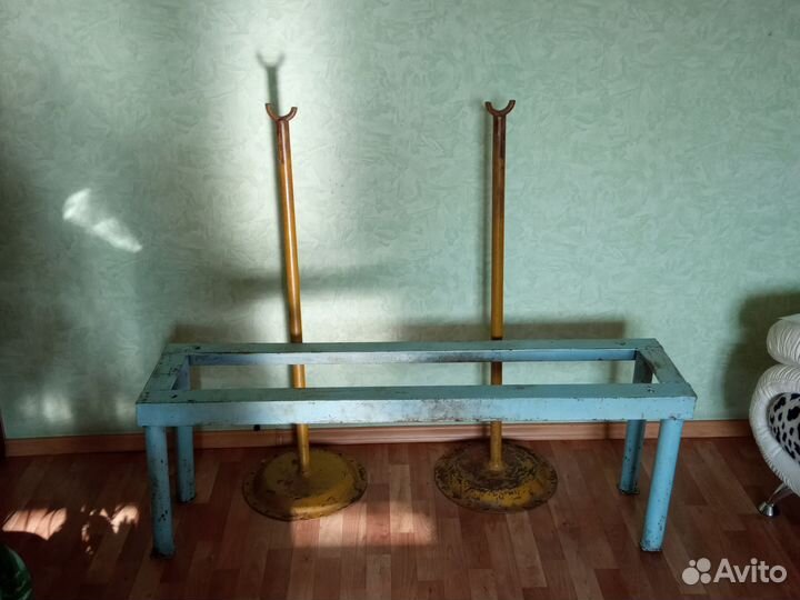Скамья для жима со стойками б/у, 90-е гг