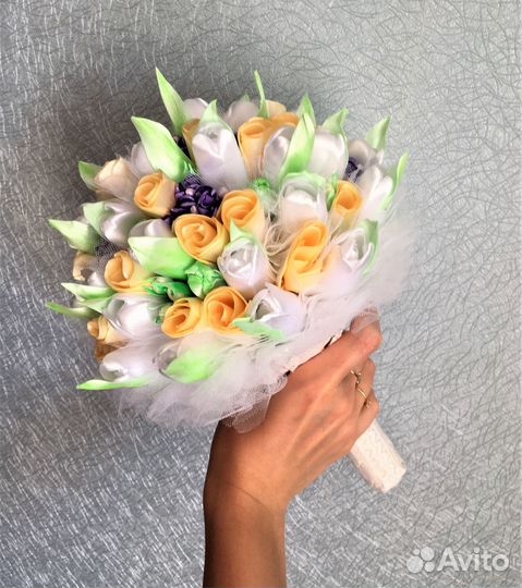 Свадебные вечные букеты