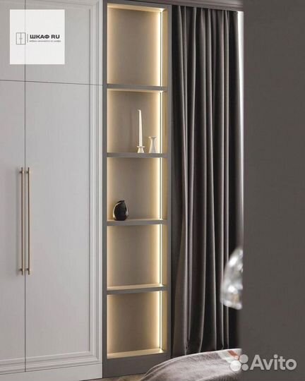 Шкаф с фрезеровкой