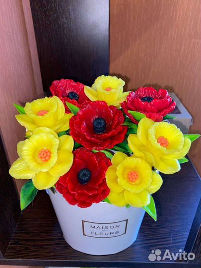 Букет из мыла