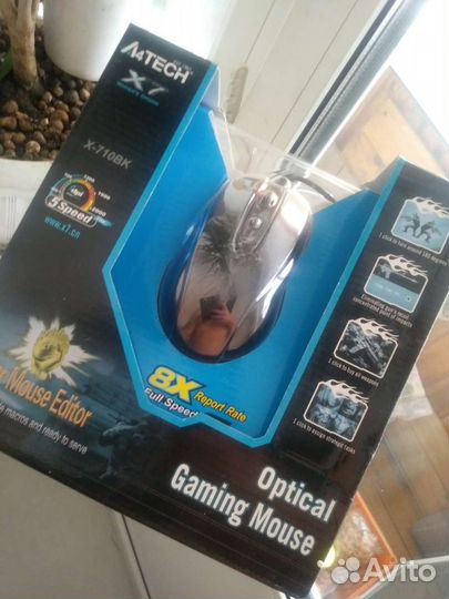 Игровая мышь A4tech x7 новая