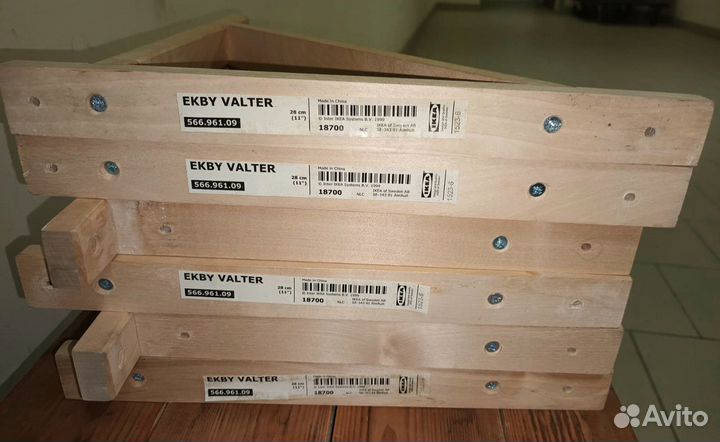 Уголки для полок IKEA ekby valter