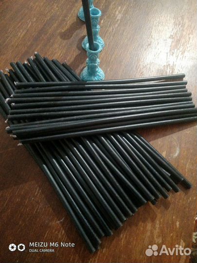 Свечи черные восковые