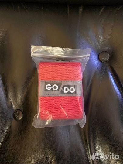 Хип-эспандер эластичный красный