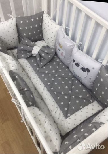 Бортики в детскую кроватку