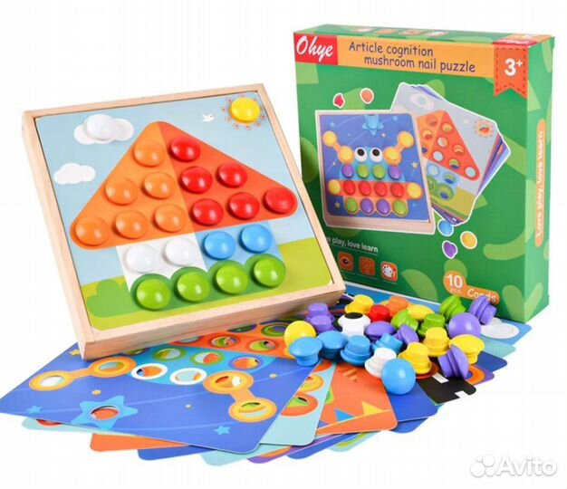 Развивающие игрушки Мозаика