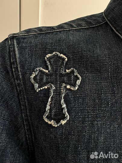 Chrome Hearts denim Cross рубашка