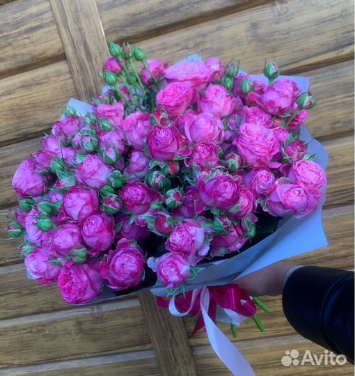 Пионы,пионовидная кустовая роза