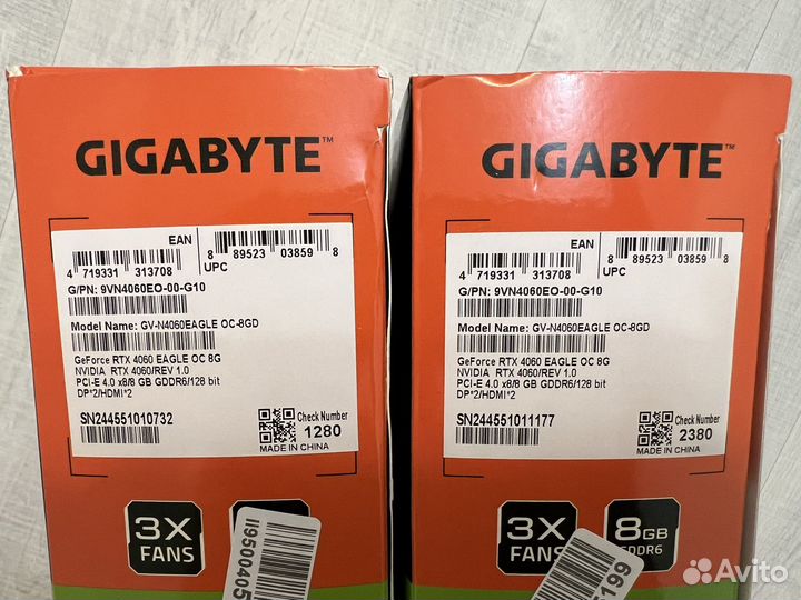 Видеокарта Gigabyte GeForce RTX 4060 eagle OC 8GB