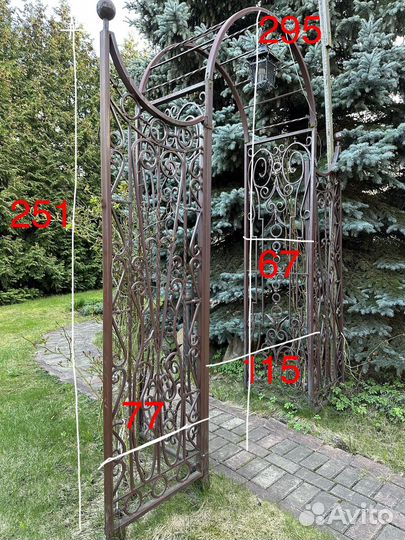 Садовая арка, пергала кованная, пергола