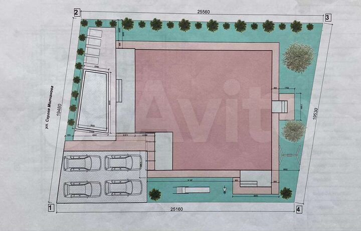 Дом 421,2 м² на участке 5 сот.