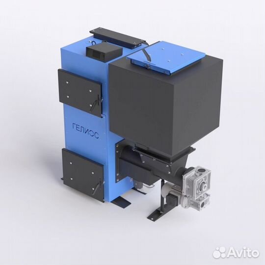 Котёл на твёрдом топливе Гелиос