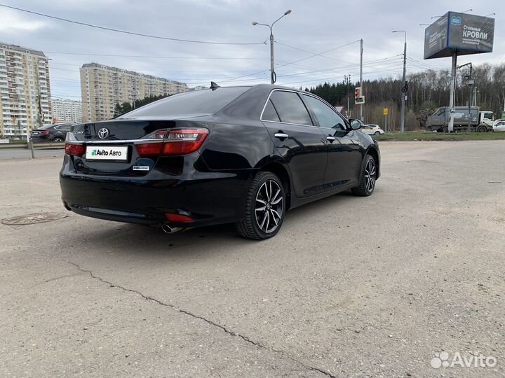 Toyota Camry 2.5 AT, 2017, 187 000 км