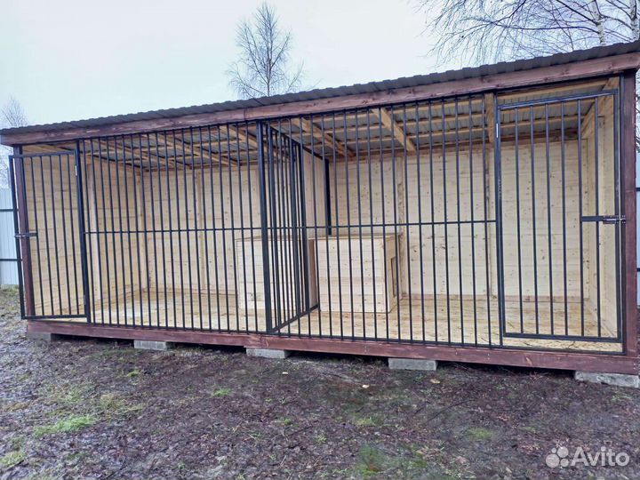 Вольер для собак в питомник