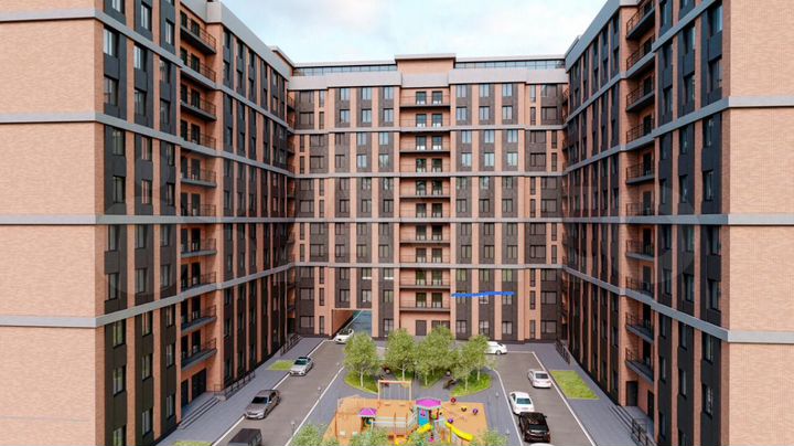 2-к. квартира, 74,6 м², 9/12 эт.