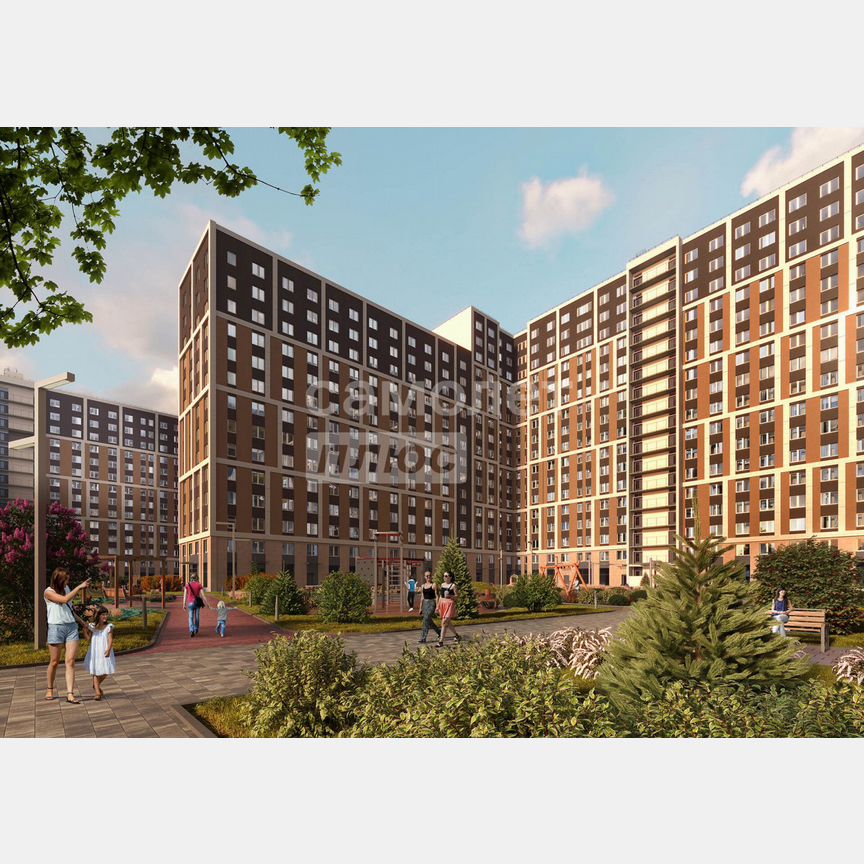 1-к. апартаменты, 36 м², 11/11 эт.
