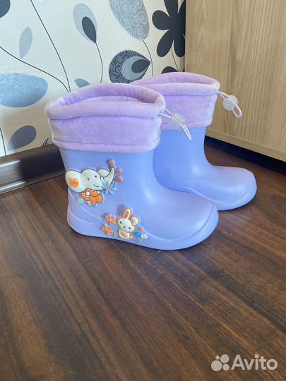 Детские резиновые сапоги