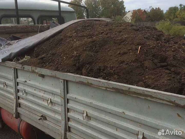 Перегной навоз в мешках