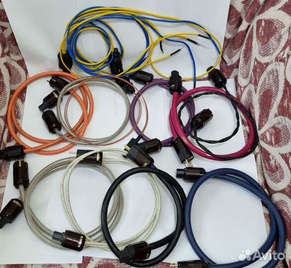 Кабели,разьемы,силовые,цифровые,межблоч,акустич