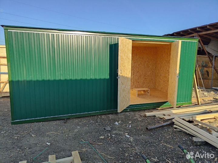 Бытовка металлическая хоз блок / С гарантией