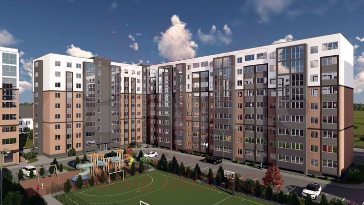 2-к. квартира, 48,3 м², 4/9 эт.