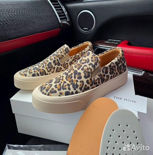 Слипоны натуральная кожа The row