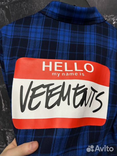 Рубашка Lux Vetements Hello