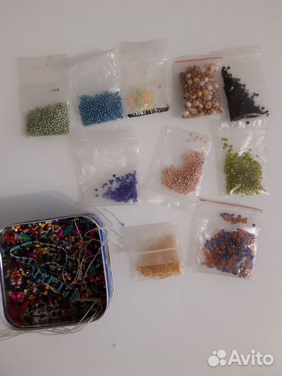 Бисер остатки