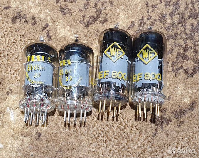 Лампы EF806 EF86 Tesla, JJ