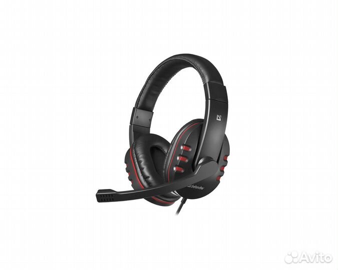 Гарнитура игровая полноразмерная G-106 черно-красн