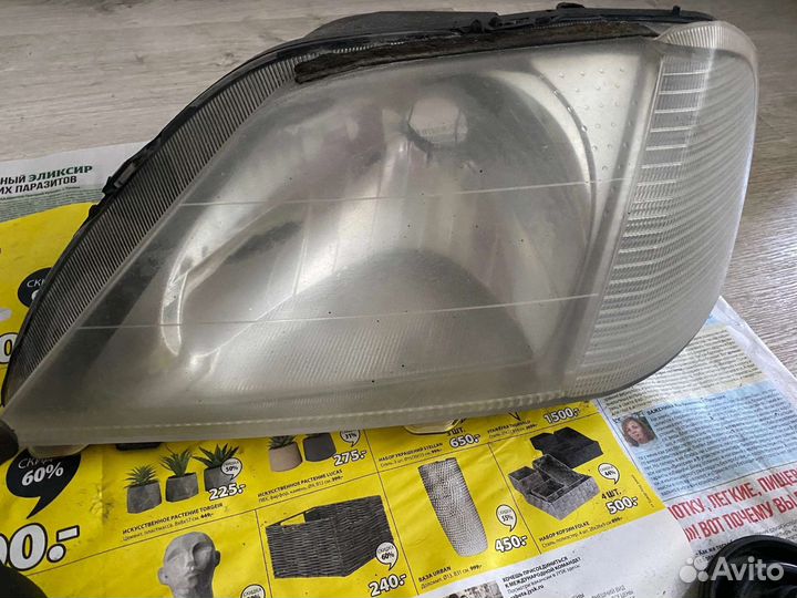 Фары на renault logan