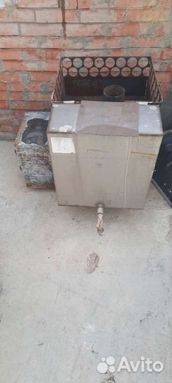 Чугунная печь для бани