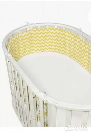 Бортики новые в детскую кроватку