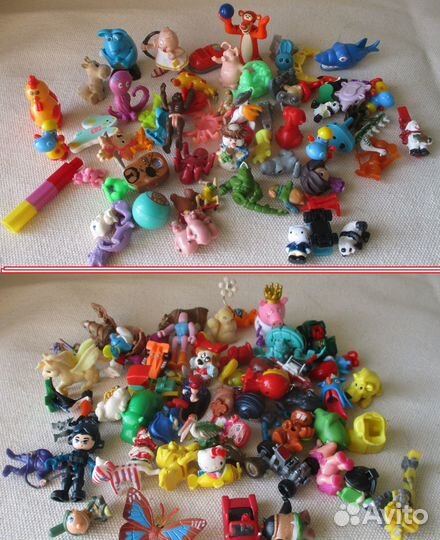 Фигурки киндер, ч-чупс и другие мелкие игрушки