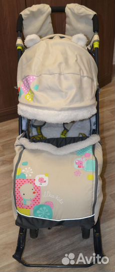 Детские санки-коляска Ника