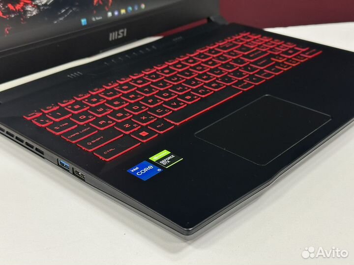 Игровой MSI Katana 144 Core i5 11 GTX1650