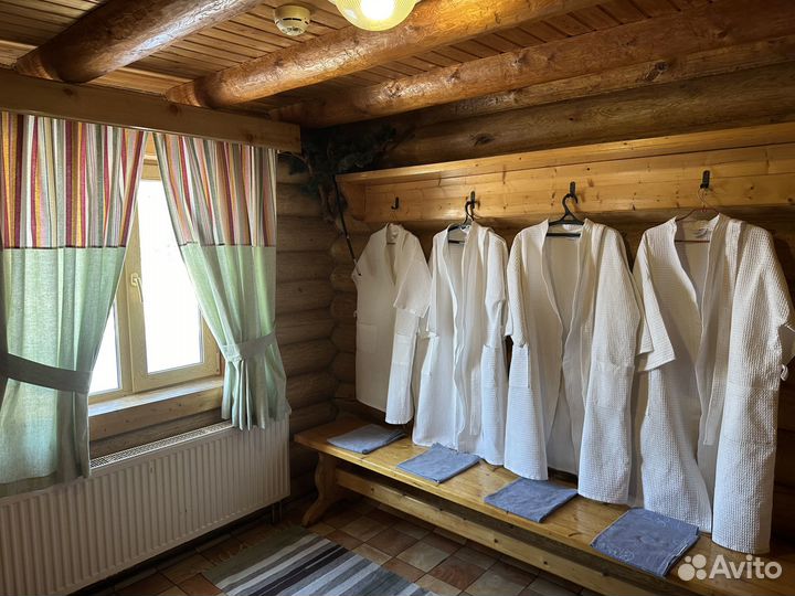 Русская баня на дровах