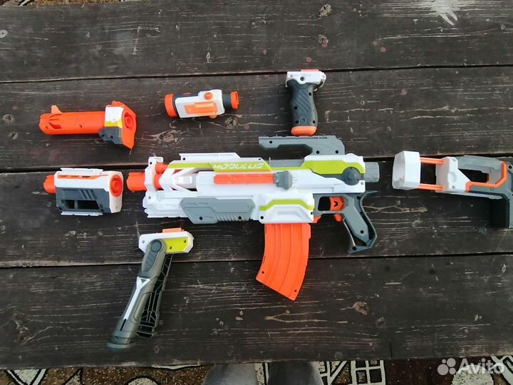 Nerf modulus и пистолет Nerf