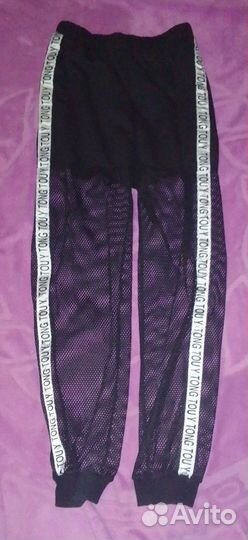 Костюм в сетку топ и штаны