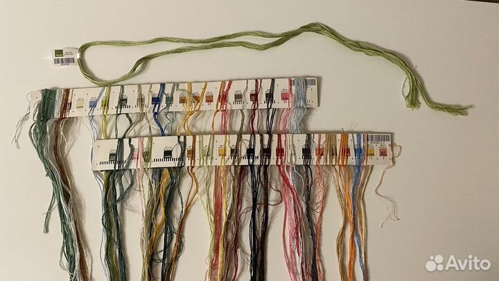 Остатки от набора для вышивания dimensions